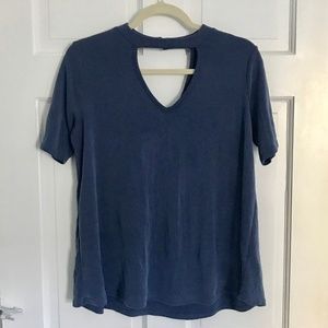 Kim & Cami Blue Short Sleeve Top